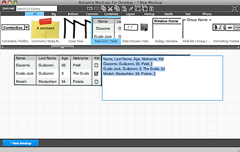 App, WEB, iPhone 화면 스케치  – Balsamiq Mockups