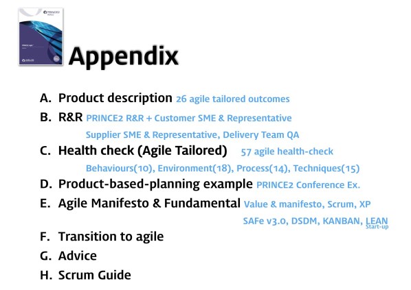 PRINCE2 Agile vs PMI ACP 26