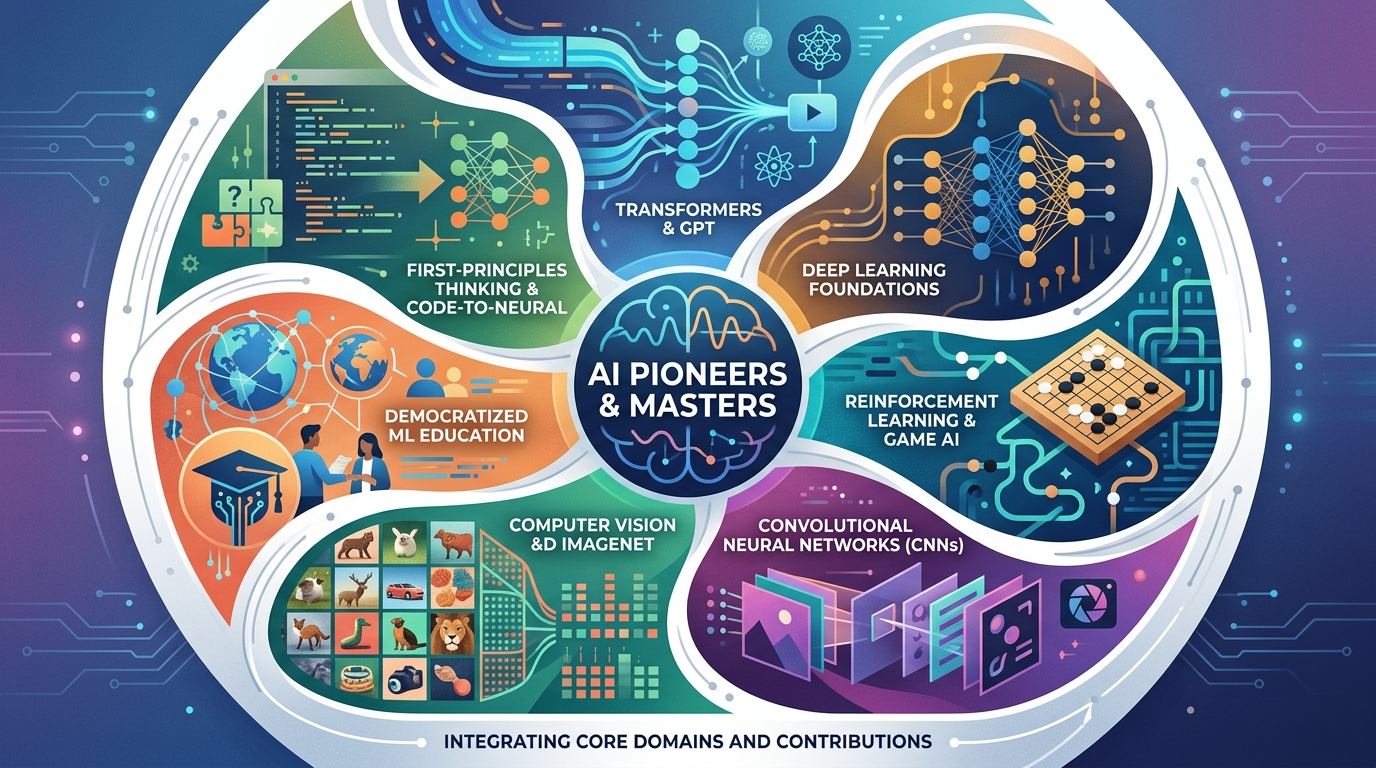 AI 전문가 탐구 시리즈 — 7인의 사고 체계 종합 프레임워크