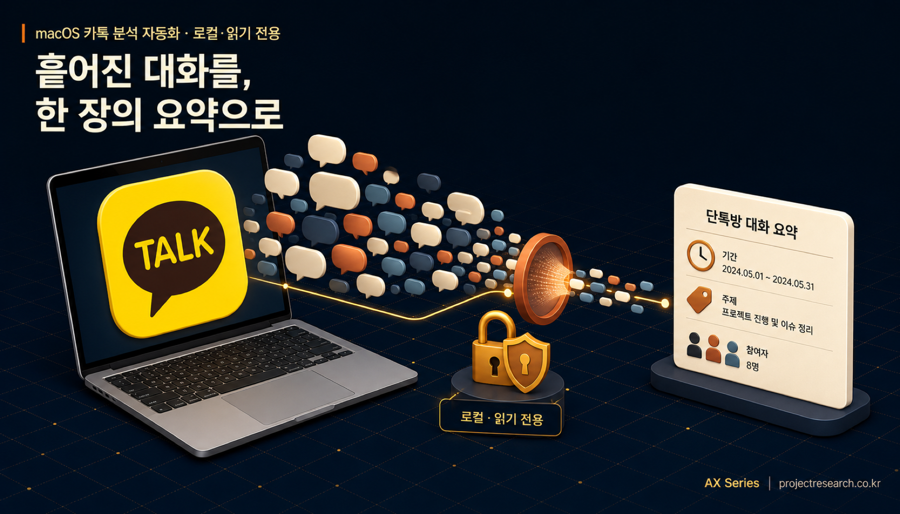 매달 단톡방을 손으로 내보내던 일, 오픈소스로 끝냈습니다 — macOS 카톡 분석 자동화